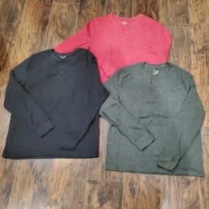 Faded Glory brand men's long sleeve thermal shirts